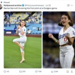 RACHEL SENNOTT STEALS THE SHOW AT DODGERS STADIUM WITH UNFORGETITABLE FIRST PITCH